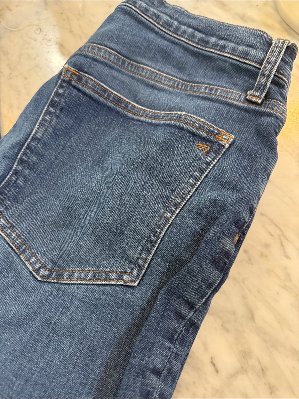 Madewell mid rise kick out jeans